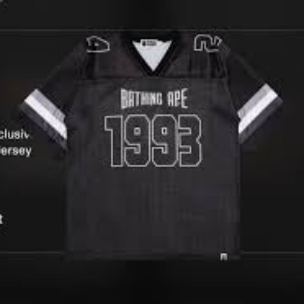 GOAT Exclusive BAPE Football Jersey